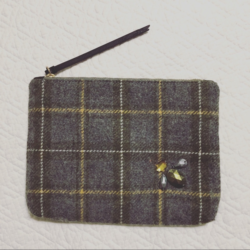 Banana Republic wool clutch